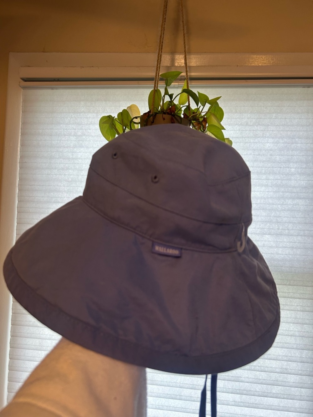 Wallaroo Hat Company Periwinkle Light Blue Sun Hat Cotton Canvas